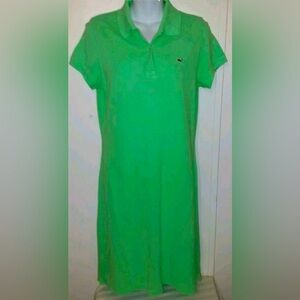 Lime Green vineyard Vines Collared polo dress